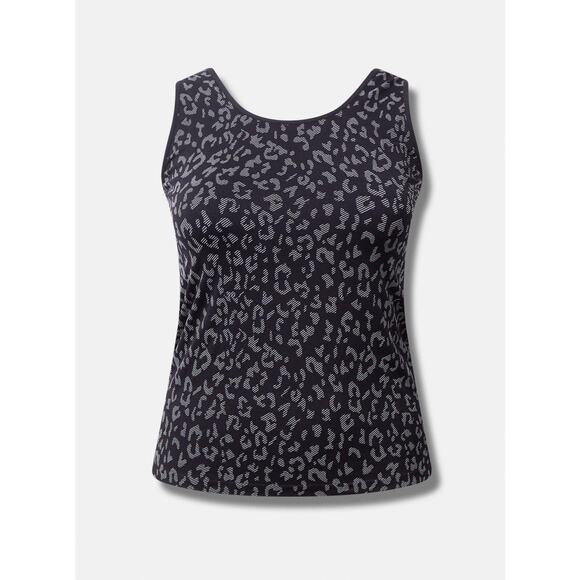 Torrid NWT 1X 1 14-16 Seamless Sleeveless Sleep Tank Animal Jacquard - Picture 1 of 2